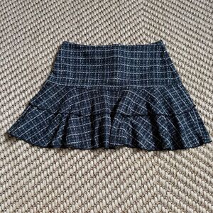 Heart Soul Plaid Ruffle Mini Skirt Academia Size Small S Cute Spring Lightweight